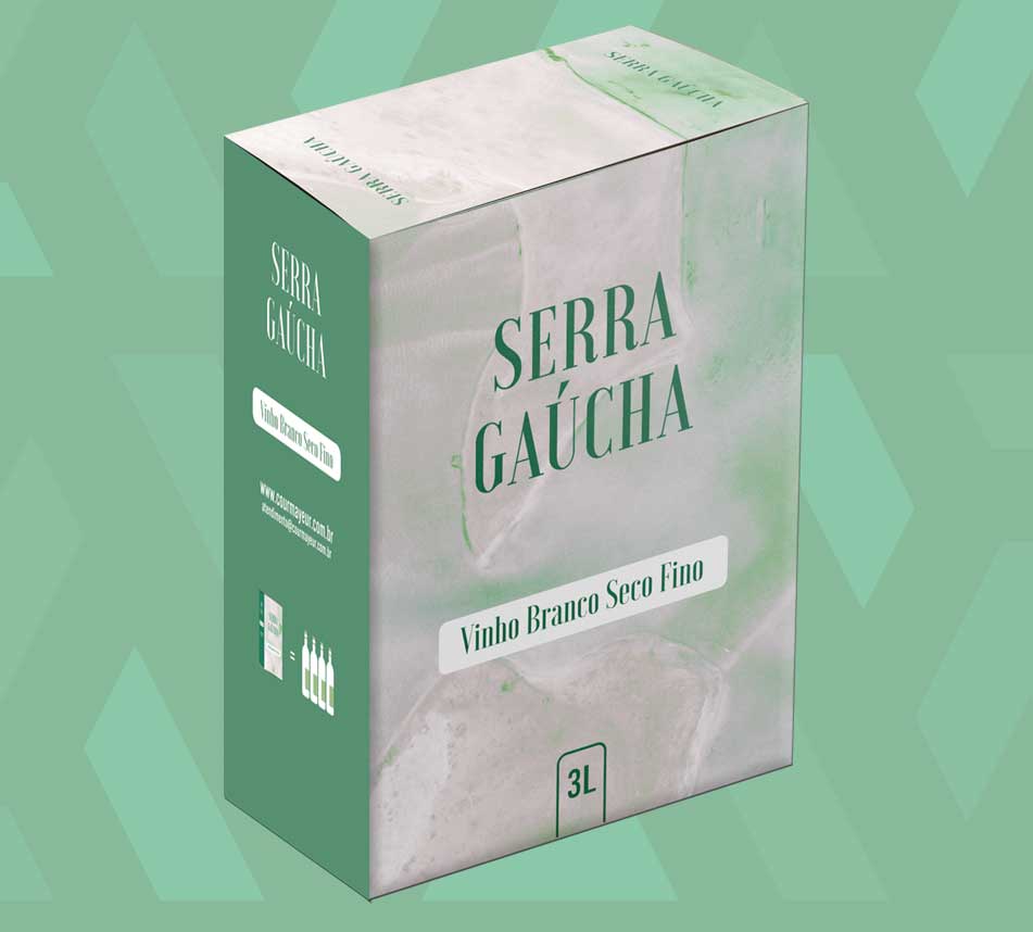 Vinho Serra Gaúcha Moscato Branco Seco Fino