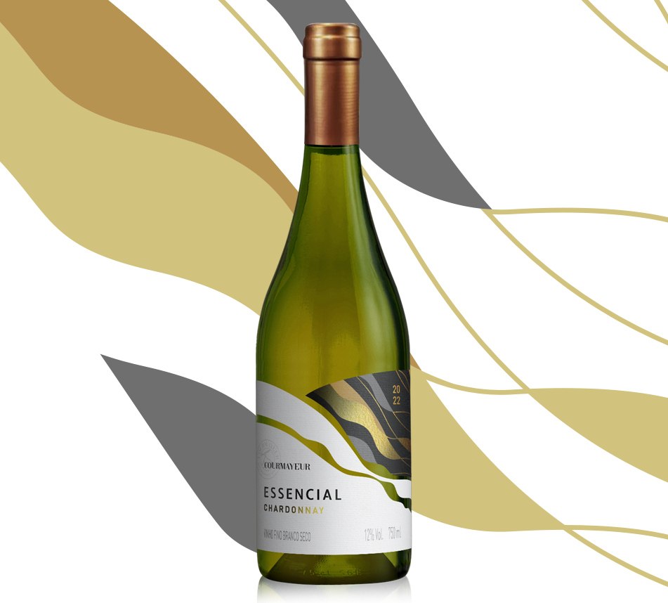 Vinho Courmayeur Essencial Chardonnay Branco Seco