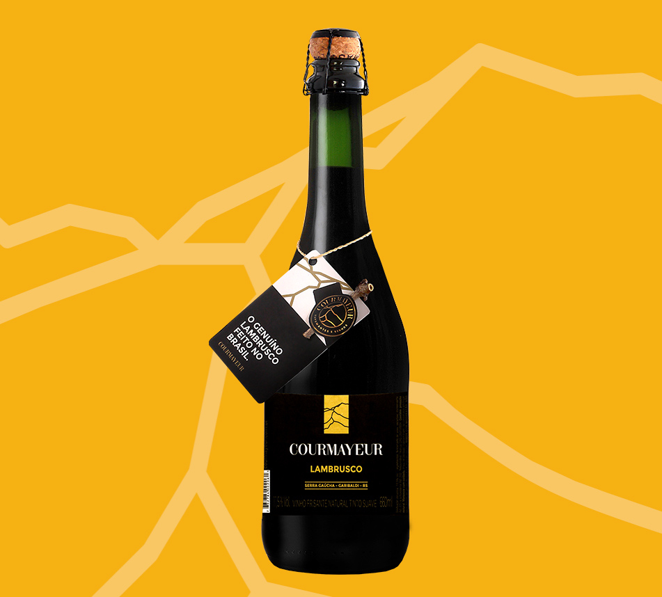 Vinho Tinto Frisante Suave Fino - Lambrusco
