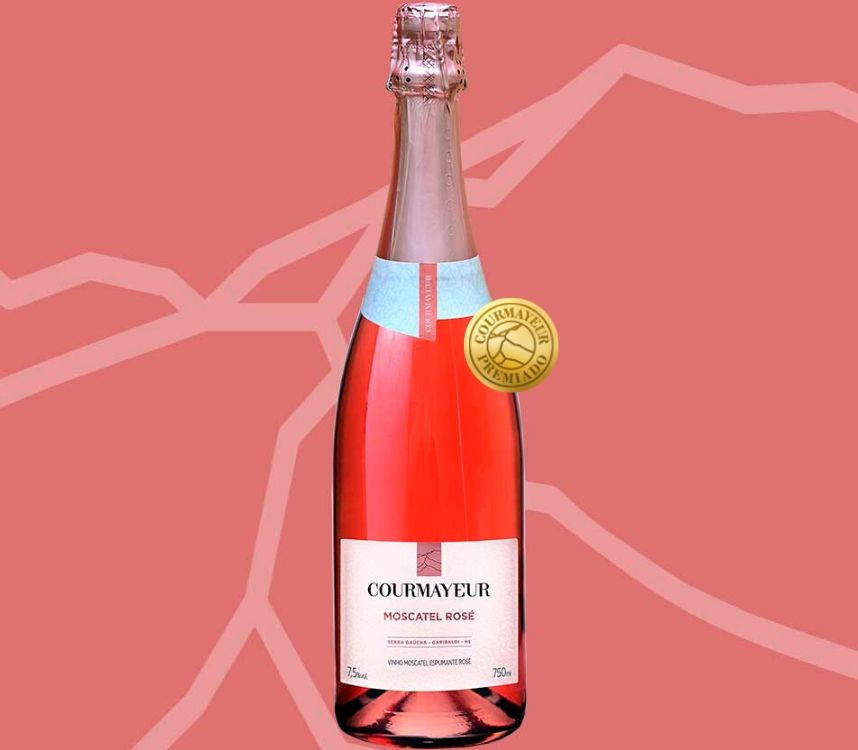 Espumante Courmayeur Moscatel Rosé